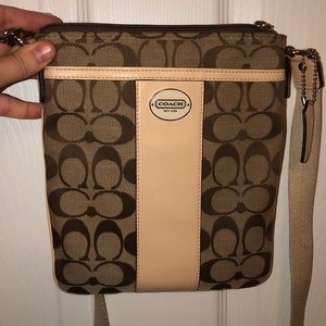 Coach Monogram Canvas Messenger Crossbody
